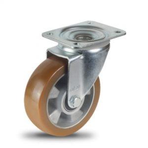 Koło aluminiowo-poliuretanowe obrotowe Koło aluminiowo-poliuretanowe obrotowe