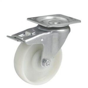 Koło poliamidowe obrotowe z hamulcem Koło poliamidowe obrotowe z hamulcem