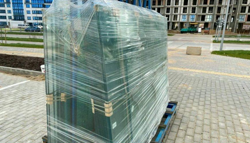 wózek do transportu szyb